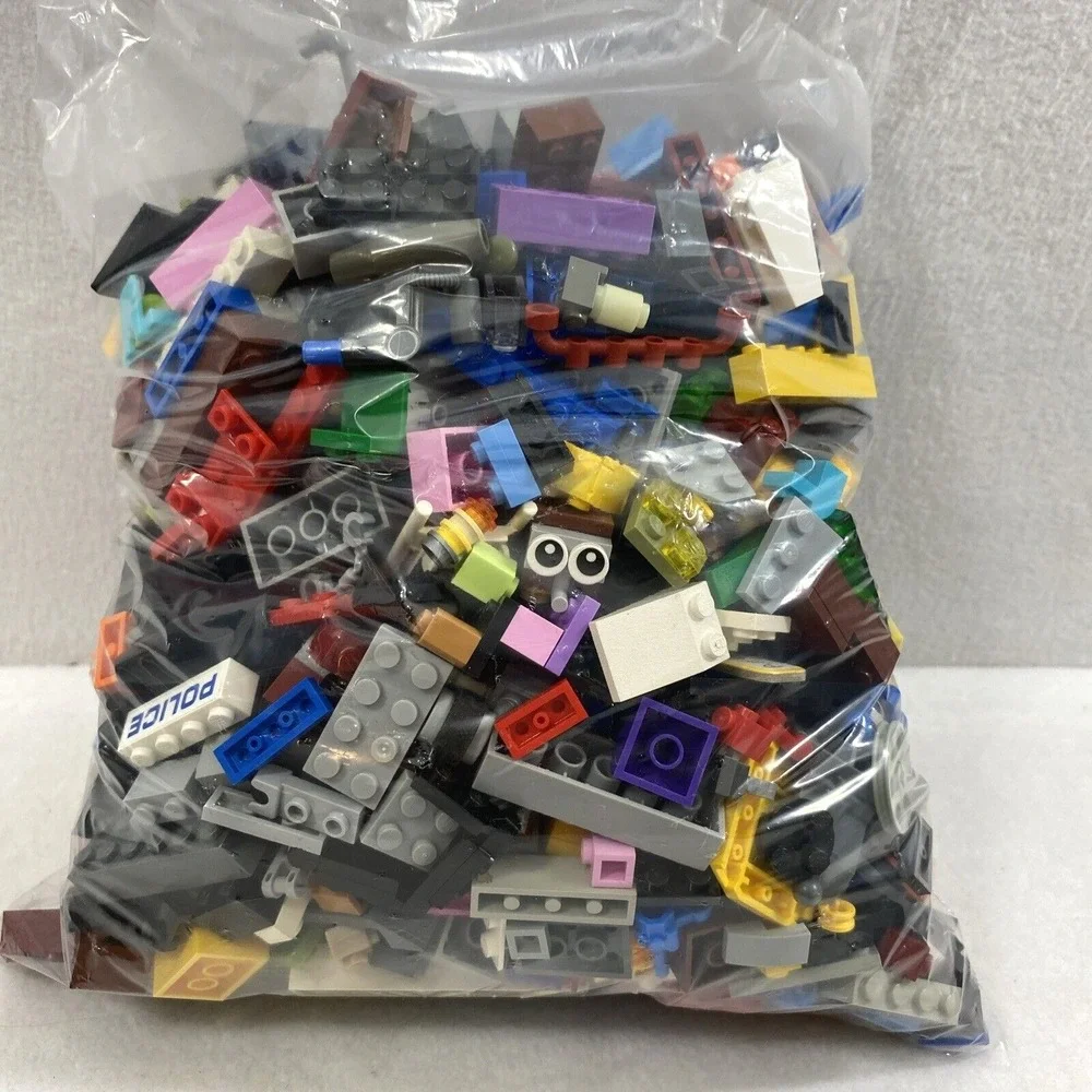2 lb Lego Pieces Mixed Random Blocks & Assorted Pieces 2 Lego Figures #3‎